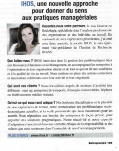 Article IHOS - Entreprendre février 2018